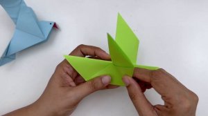 🦜 Птички из бумаги. Поделки для детей