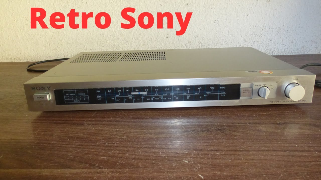 Sony ST-JX2L AM/FM stereo tuner смотреть онлайн