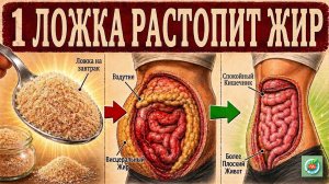 1 ложка ЭТОГО натощак, и жир на животе УЙДЕТ сам!
