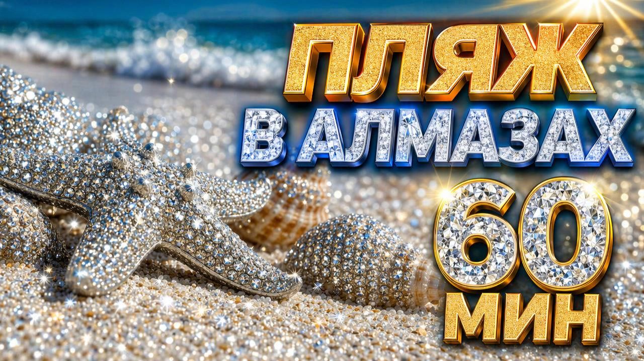 Алмазный океан 💎 Пляжная летняя фоновая музыка для роскошного отдыха | 60 минут