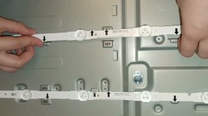Замена подсветки в телевизоре Самсунг UE40H6400AK (Replacing the backlight Samsung TV)