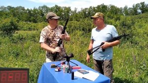 Стреляем через хронограф разными патронами из Сайга-МК-03 7.62х39.