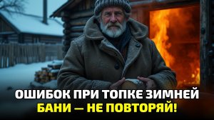 Деревенская баня зимой: тайны стариков, которые спасают от холода и болезней!