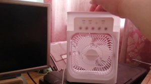 Настольный мини кондиционер с увлажнителем и вентилятором