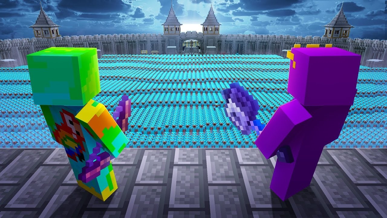 2 ПРО против 1000 ОХОТНИКОВ в Майнкрафт на Unstable SMP ( Parrot На Русском ) смотреть онлайн