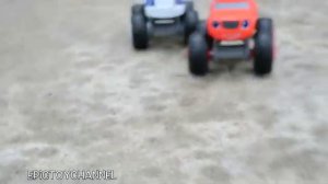 BLAZE AND THE MONSTER MACHINES with The Bighorn Truck a Blaze Monster Machines Parody
