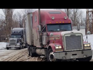 FREIGHTLINER Classic FLD 132 ! Работа в зимний период!)