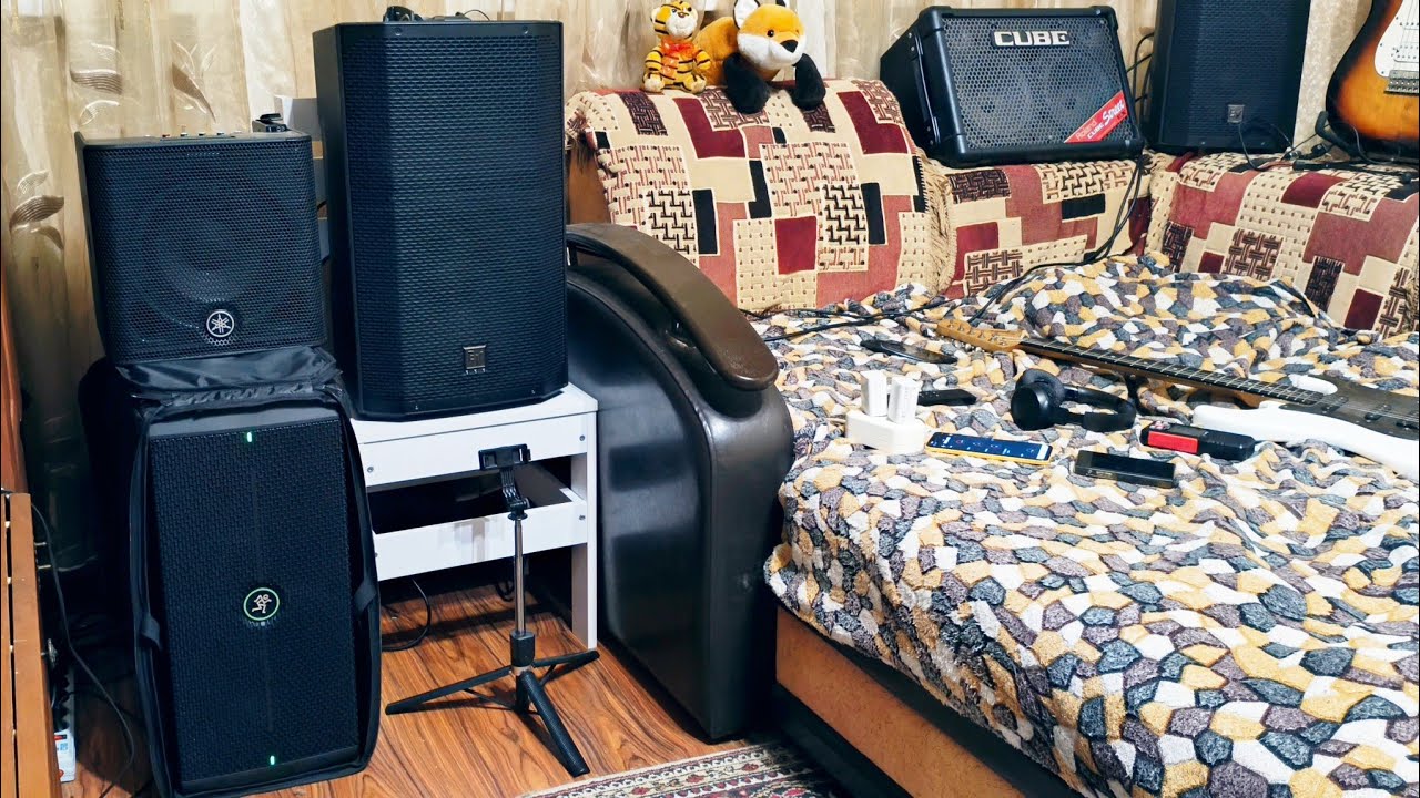Everse 12 paired with Everse 8 and Subwoofer Mackie Thump SUB Go - Bass Test смотреть онлайн