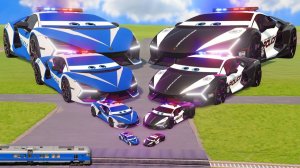 БОЛЬШОЙ И МАЛЕНЬКИЙ ЛАМБОРГИНИ МОЛНИЯ МАККУИН ПРОТИВ ПАРОВОЗИКА ТОМАСА | BEAMNG.DRIVE
