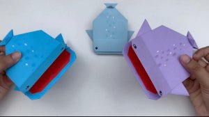 🐳 Кит из бумаги. Поделки для детей