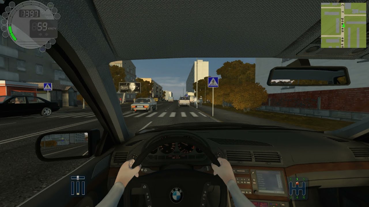 КАК НАСТРОИТЬ УГОЛ ОБЗОРА В CITY CAR DRIVING - КРАТКИЙ СПОСОБ