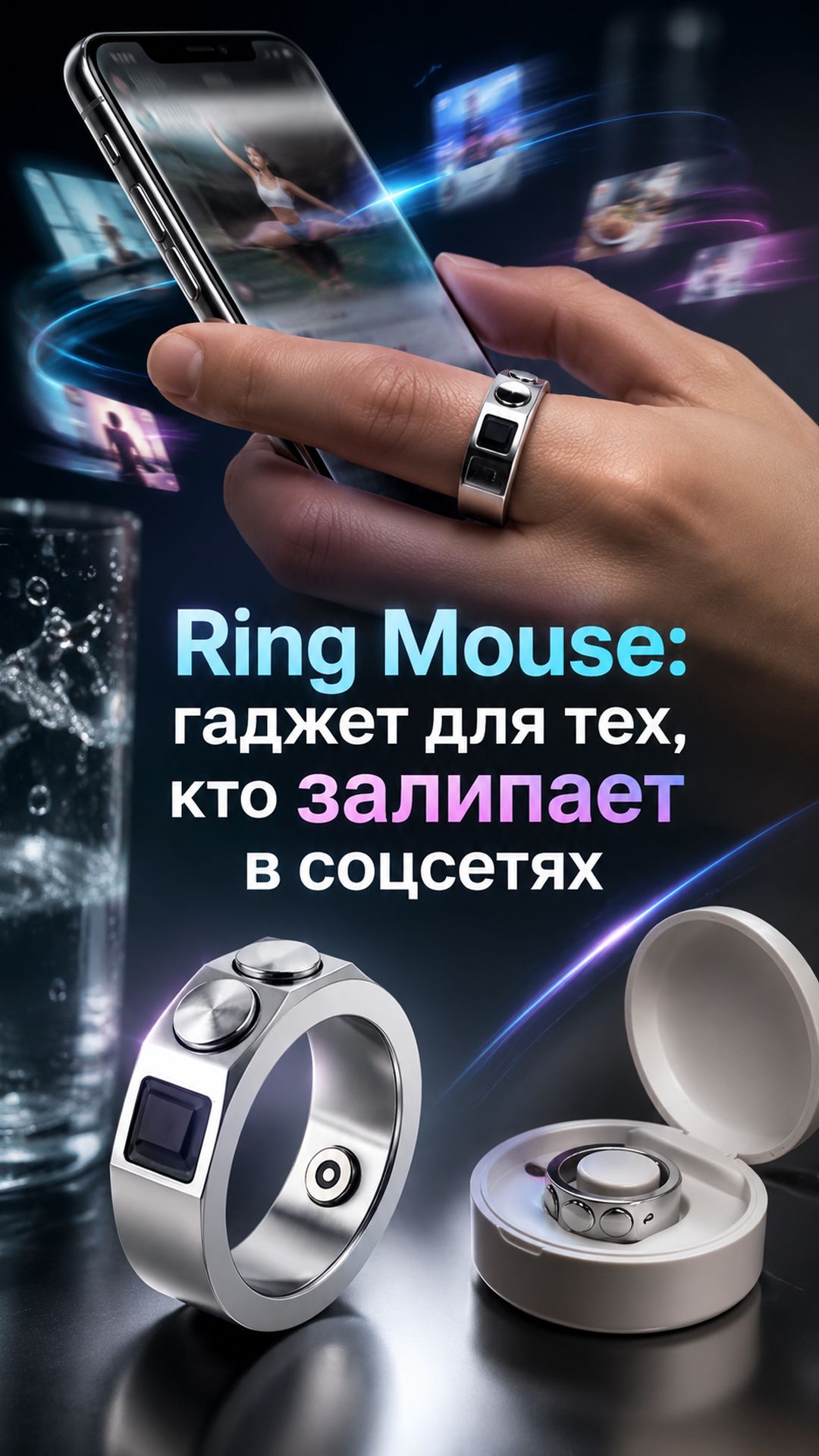 Ring Mouse: зачем миру понадобилась мышь в виде кольца для смартфона и ноутбука смотреть онлайн