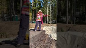 Строим лестницу в пруду