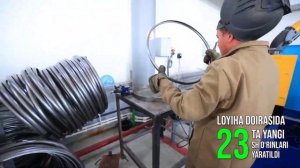 Uran konsentratini tashish va saqlash uchun 200 l. hajmli maxsus konteyner ishlab chiqarish