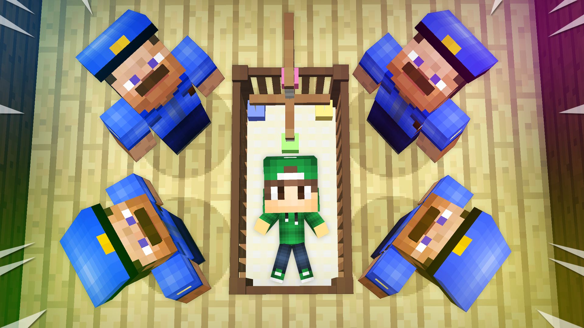 Я ПРИТВОРИЛСЯ РЕБЁНКОМ ЧТОБЫ СПРЯТАТЬСЯ ОТ ПОЛИЦИИ В МАЙНКРАФТ | Риколит Minecraft смотреть онлайн
