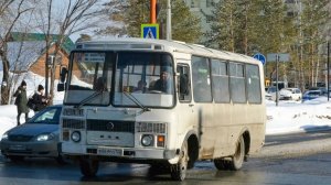 Автобус ПАЗ 32054 (В 069 РО 122) поездка по пригороду Барнаула