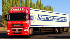 699 / ETS2 1.58 / Камаз-65206 / Ламия - Афины / Короткий рейс.