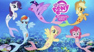 Мультик - ПОНИ - РУСАЛКИ СОБИРАЕМ ПАЗЛЫ MY LITTLE PONY