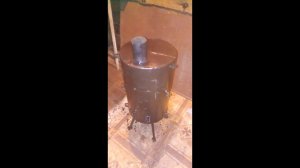 печь длительного горения из газового баллона