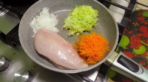 Хороший Ужин из простых продуктов! Всего 25 минут и куриное филе с овощами будет готово!