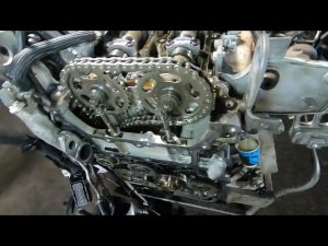 Замена цепи ГРМ и маслонасоса мерцедес ОМ651 Mercedes w212 220.Без снятия мотора-не получится.!