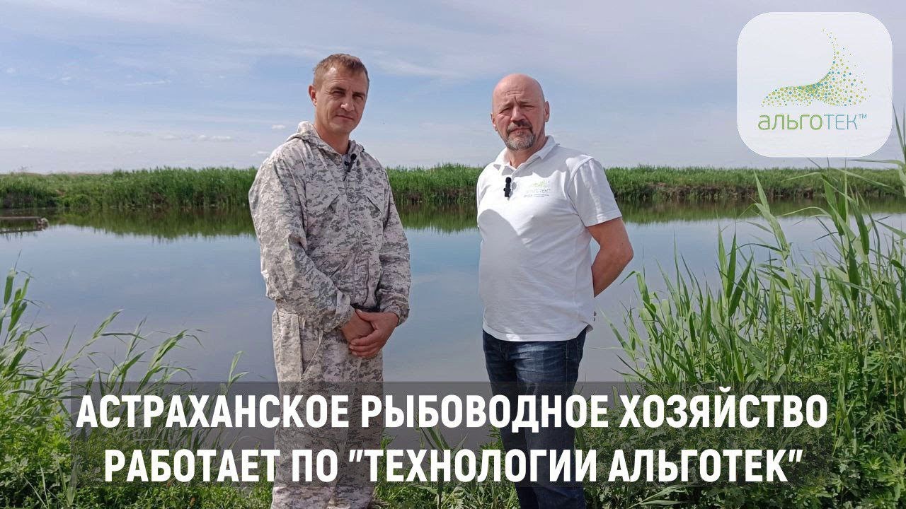 Астраханское рыбоводное хозяйство работает по Технологии Альготек