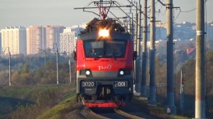 «Бывший Олимп!» Электровоз ЭП20-001 со скорым дневным поездом №46 «Москва - Тамбов»