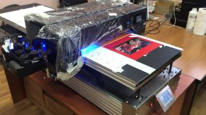 УФ принтер А2+P800UV печать с праймером и без праймера на полипропилене (PP) сравнение результатов.
