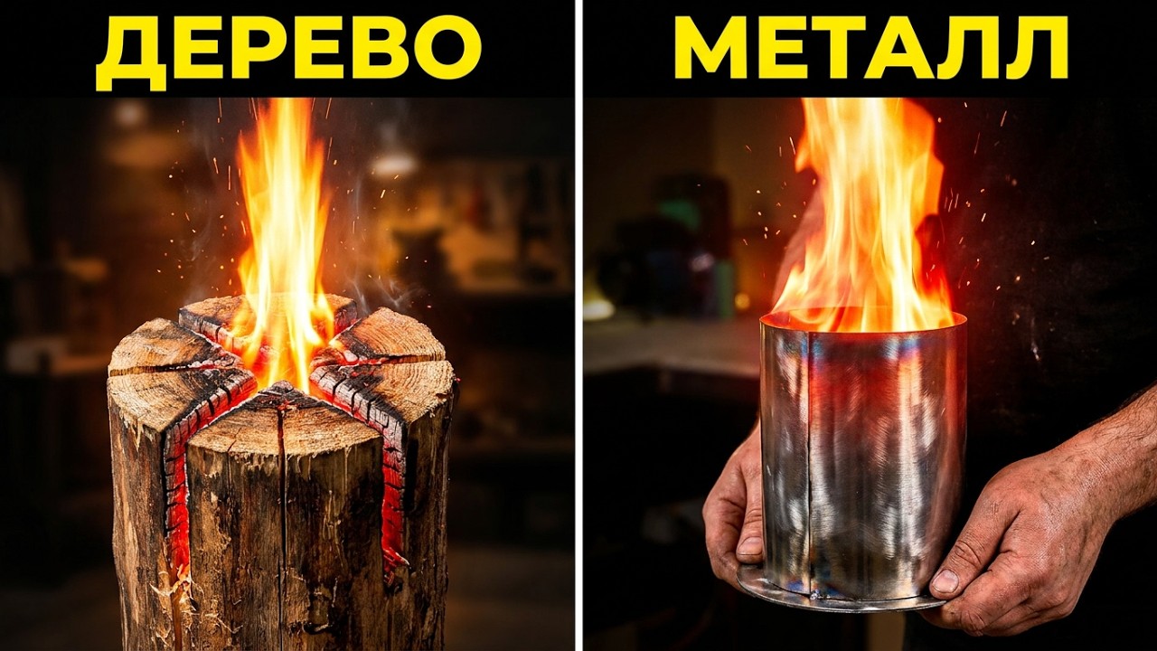 Газ больше не нужен! ИЗОБРЁЛ ЧУДО-ПЕЧЬ! смотреть онлайн
