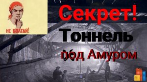 Секретный тоннель под Амуром.