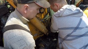 🚜Снятие ТНВД  с экскаватора-погрузчика JCB 3CX🔧Ремонт топливного насоса JCB 3СХ🔨💥