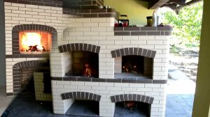 Эксплуатация русской печи в составе уличных печных комплексов