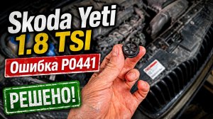 Skoda Yeti 1 8 TSI — ошибка P0441 Не спешите менять клапан N80!