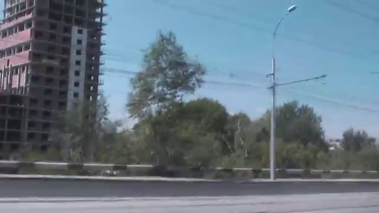 Футаж Новосибирск из окна авто Улицы 000509 смотреть онлайн