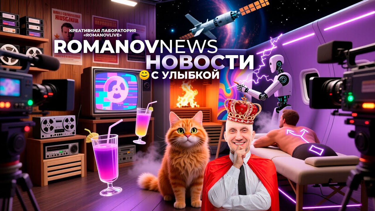 Зависимость от котов. Сауна дома. Робот-массажист. Идеальная физика. Жареная курица в космосе. Жижа. смотреть онлайн