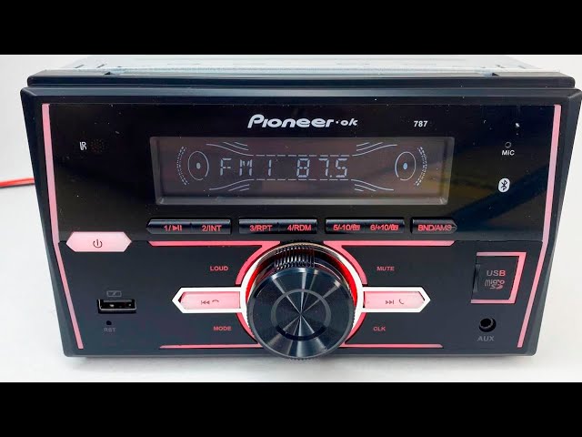 Обзор на 2 din магнитолу pioneer 787 и колонки pioneer 13см смотреть онлайн