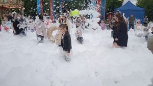 Снежно-пенная дискотека в парке«Дружба'