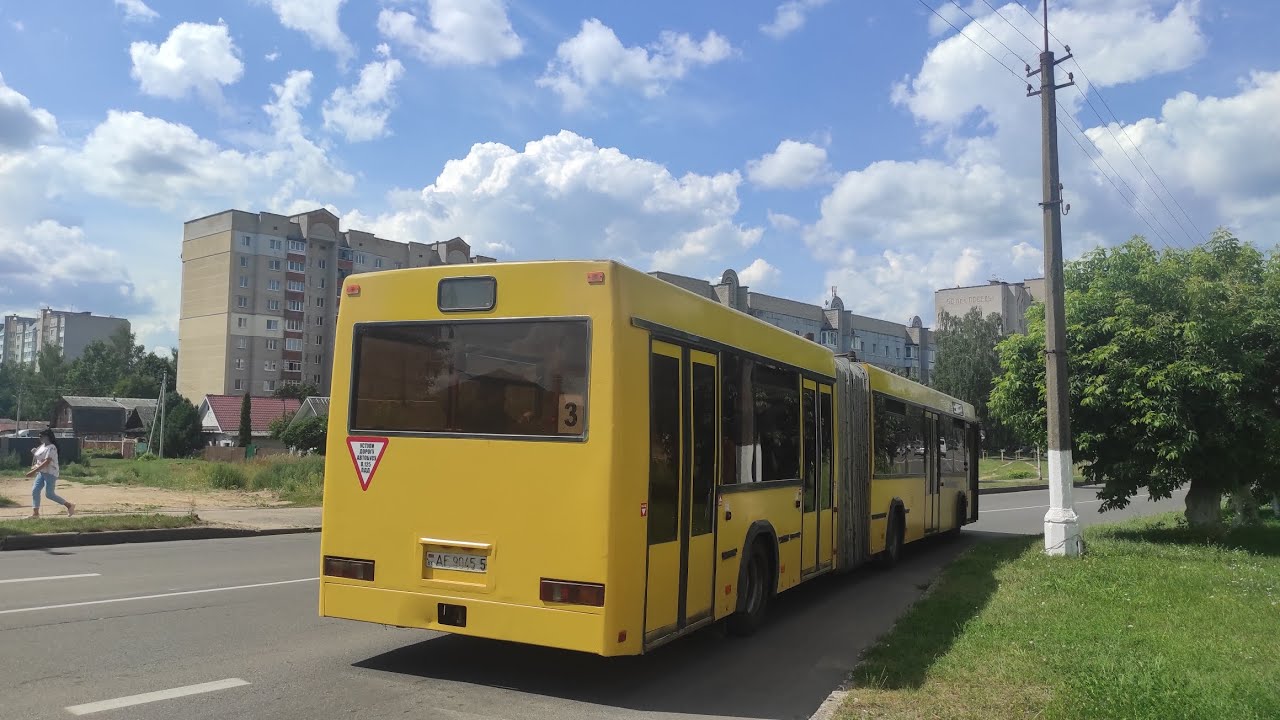 Борисов.Поездка в автобусе МАЗ-105,гос.АЕ 9045-5,марш.3(25.07.2024) смотреть онлайн