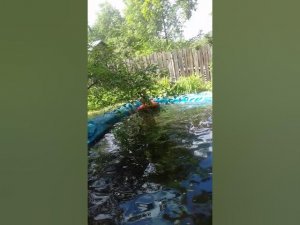 Мы купаемся с моей подругой тая