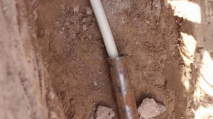 12-2 Подключение врезки воды и проход дороги