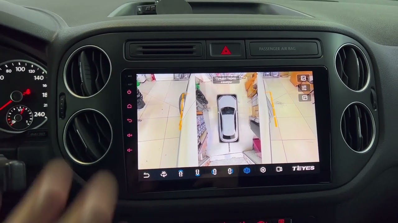 Volkswagen Tiguan 1 2006-2017 + Система кругового обзора Teyes CC3 360 смотреть онлайн