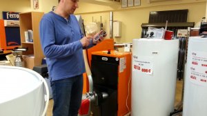 Все о Гранульной горелке / Granulu deglis Ferroli SUNP7 / pellet burner - 13-55 kW / Ferolli