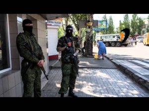 Луганск. Нападение на блок-пост Углегорск.