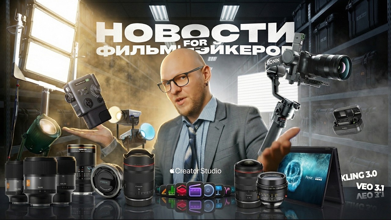 ИИ в 4K, автофокус на PL, DJI RS 5 и камеры будущего | Новости для фильммэйкеров смотреть онлайн