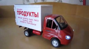 Технопарк Газель Продукты модель металлическая инерционная 95421 - Игрушки и не только