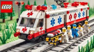 Спасательный поезд Lego Technic 🚢 Вездеходная машина скорой помощи