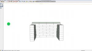 Как сделать зуб камина и цветовая гамма слоев.SketchUp