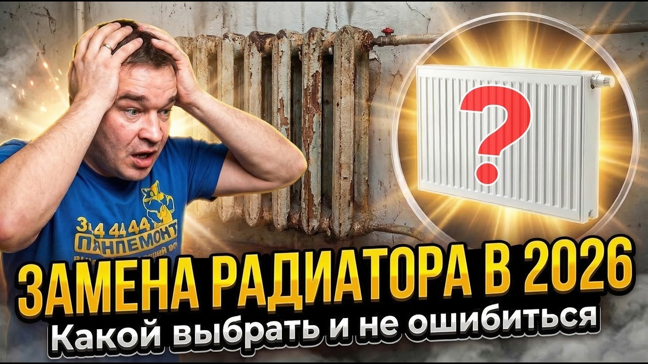 🔥 Как выбрать радиатор отопления в 2026 году? Алюминий, сталь, биметалл или чугун ♨️ смотреть онлайн
