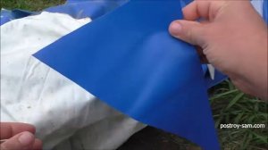 Как заклеить большую дыру в каркасном бассейн
