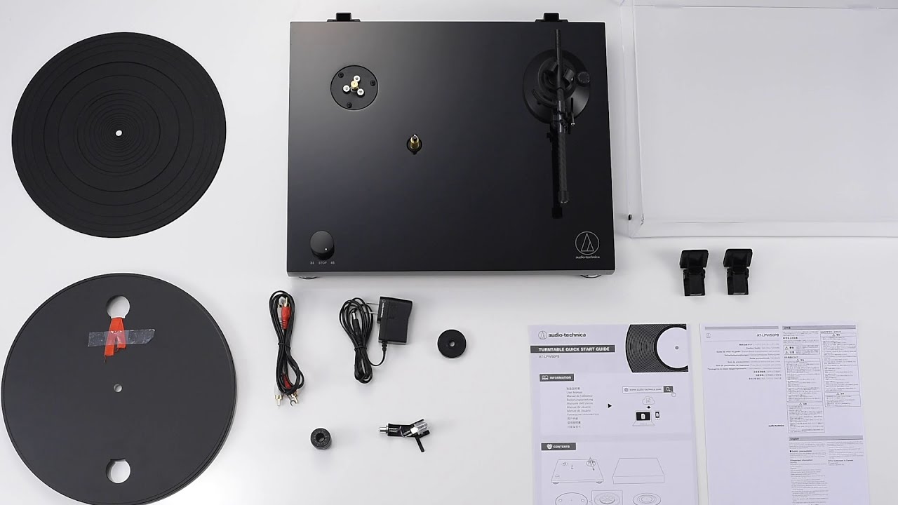 Audio Technica AT-LPW50PB Turntable Setup- Official Video смотреть онлайн